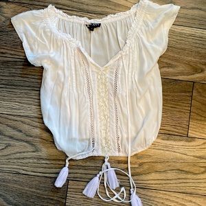 Kivari boho tie blouse S